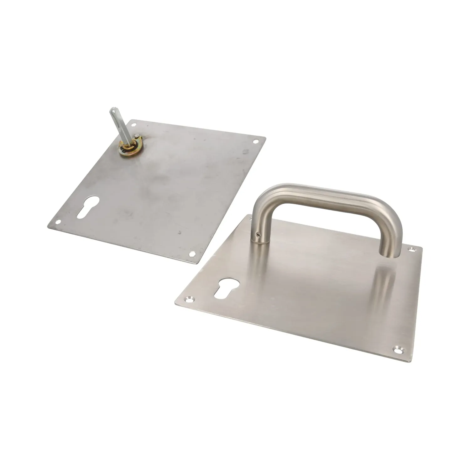Amig 3CB85 maniglie porte piastra 180 mm inox opaco