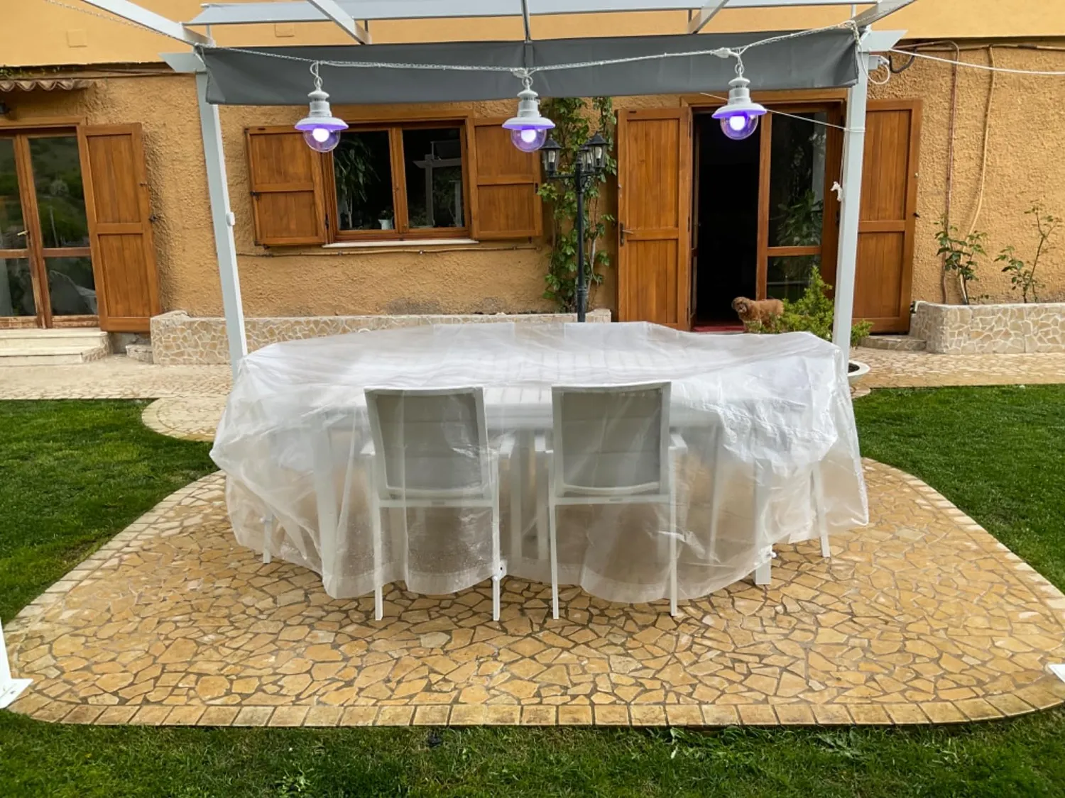 Ribiland-Ribimex copertura tavolo esterno 250x150x80 impermeabile