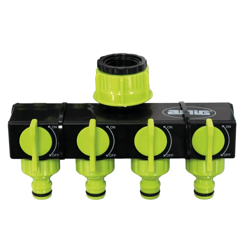Amig Sdoppiatore Rubinetto 4 Vie 1"-3/4" Verde Pistacchio