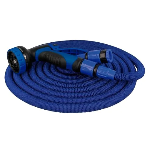 Amig Tubo Irrigazione Espandibile 15 m Blu 9 Getti