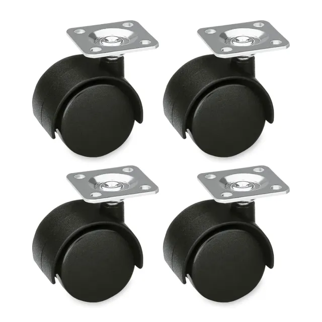 Amig ruote per mobili 40 mm set 4 pezzi senza freno