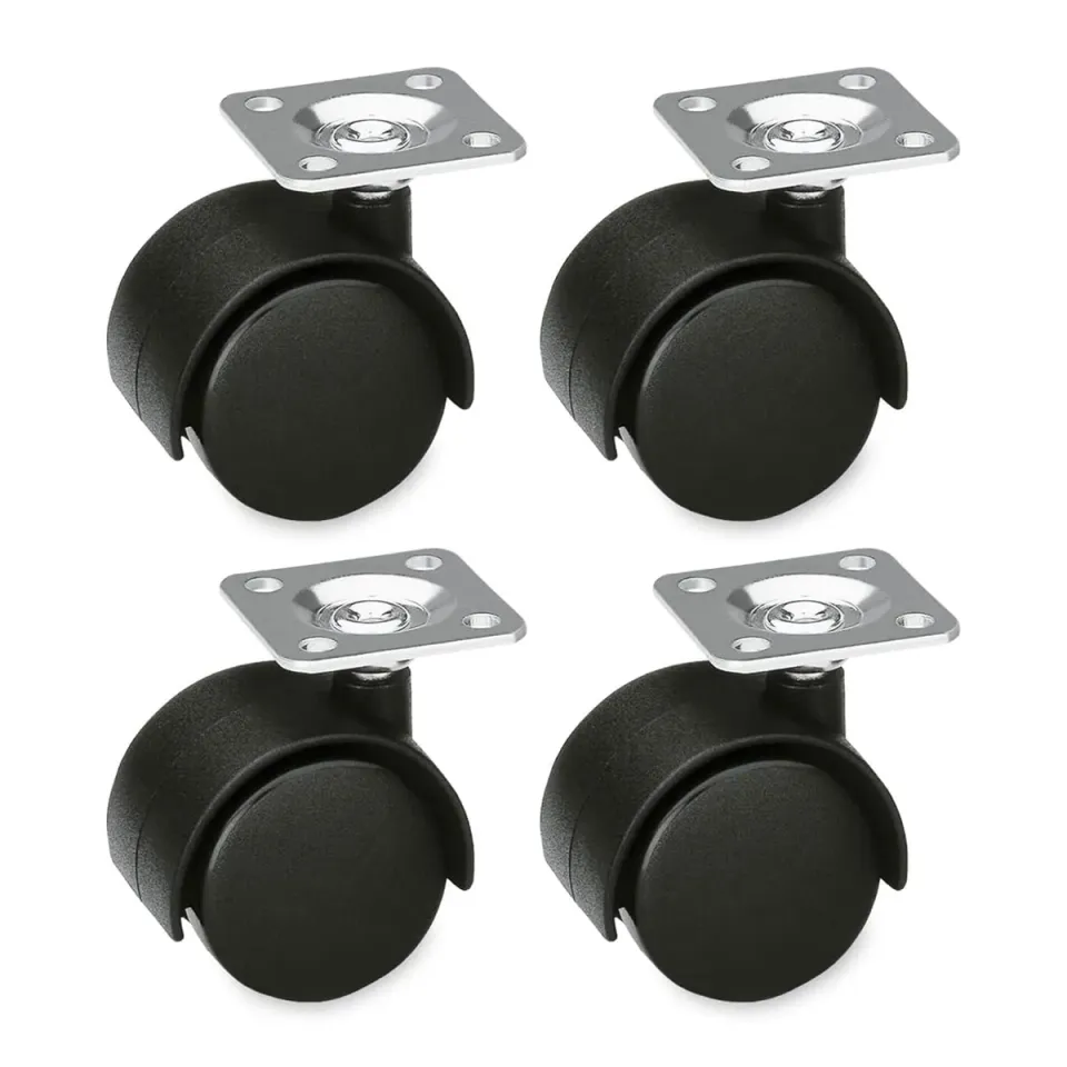 Amig ruote per mobili 40 mm set 4 pezzi senza freno