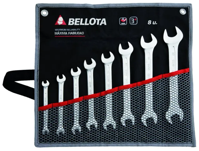 Bellota set 8 chiavi fisse cromo vanadio custodia nylon