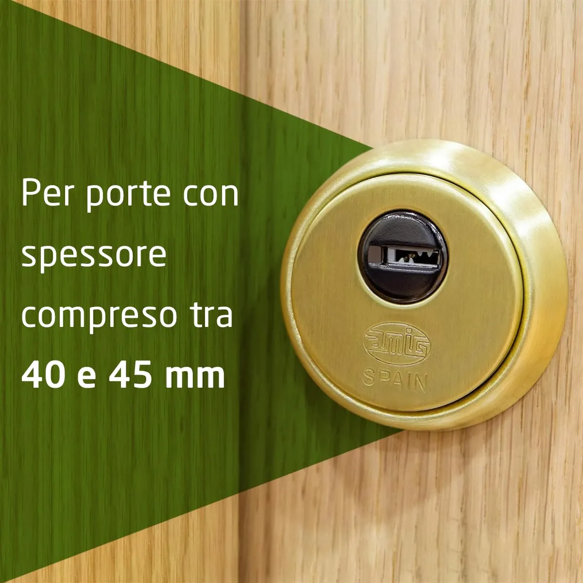 Amig Defender 31 scudo ottone oro cilindro europeo