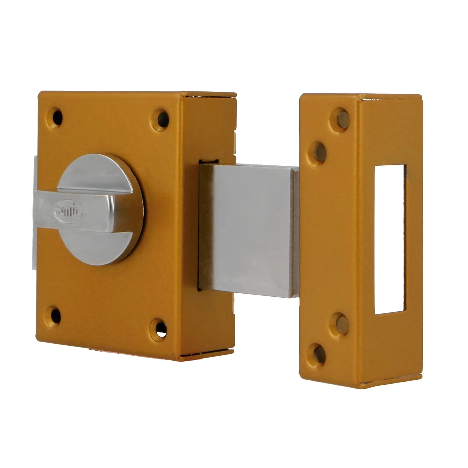 Amig 85 Serratura sovrapposizione oro 85x65 mm
