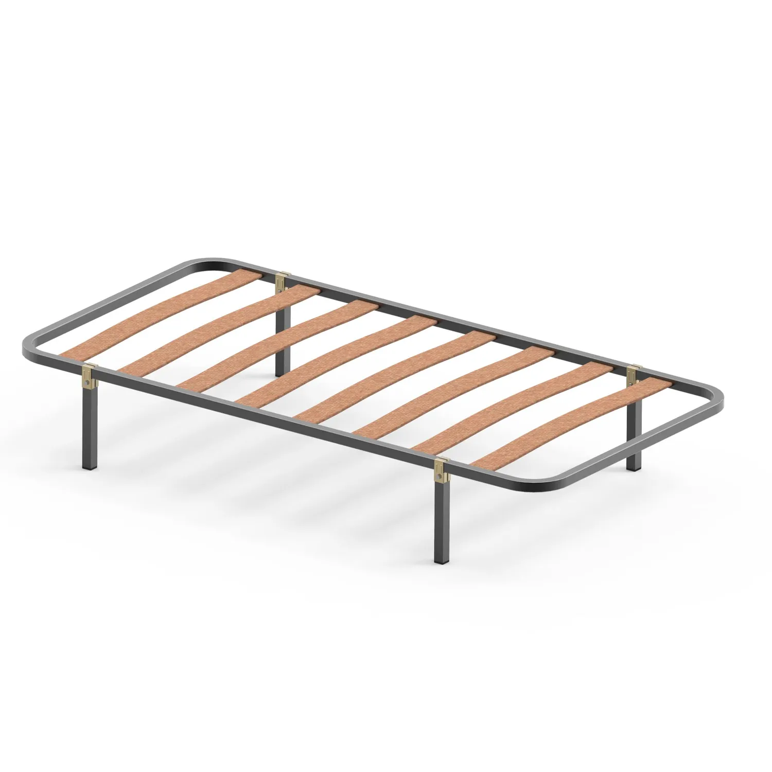 Amig piedino quadrato nero 270 mm per rete a doghe 30 kg
