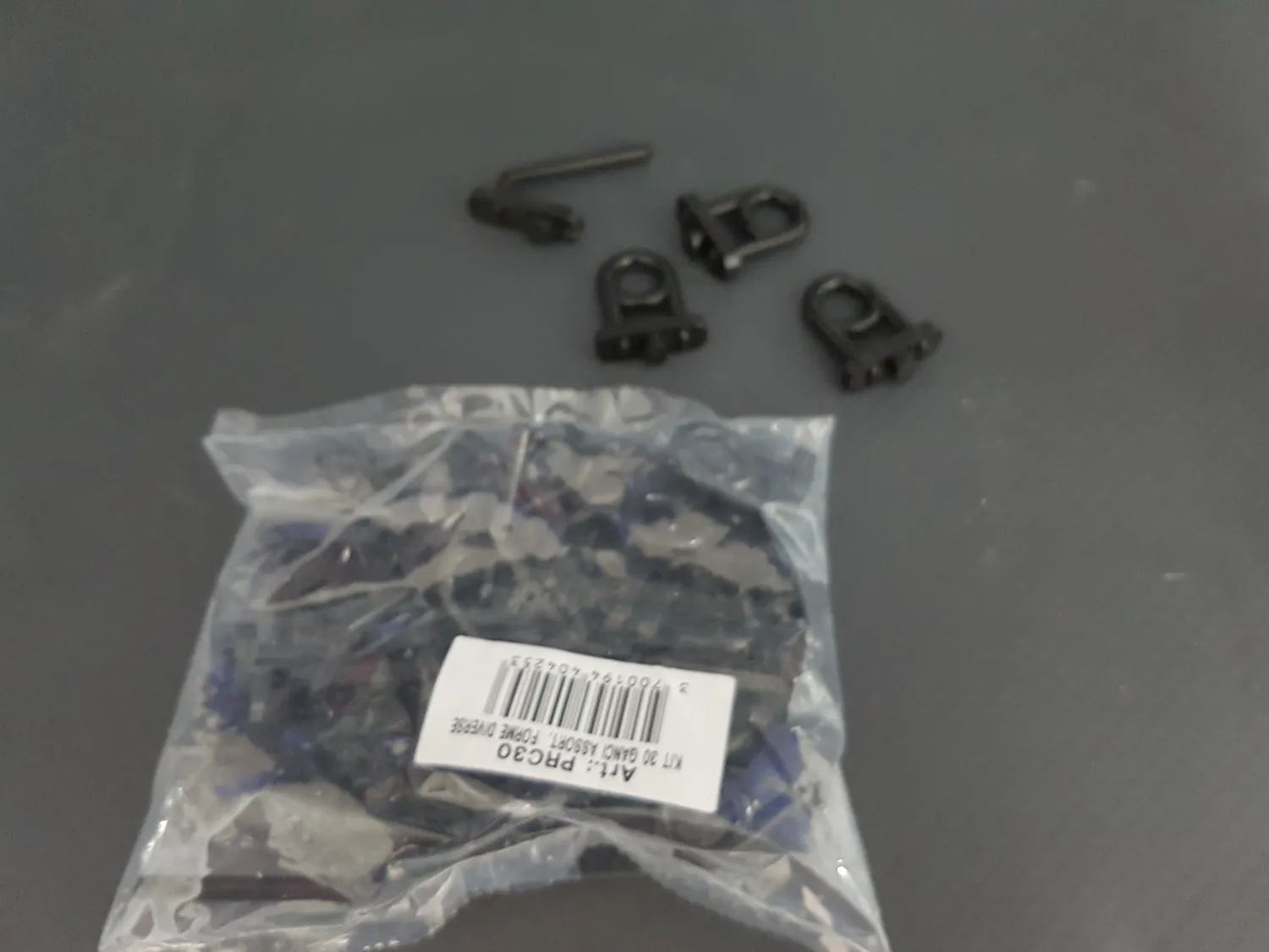 Ribimex Kit 30 Ganci per Pannello Forato