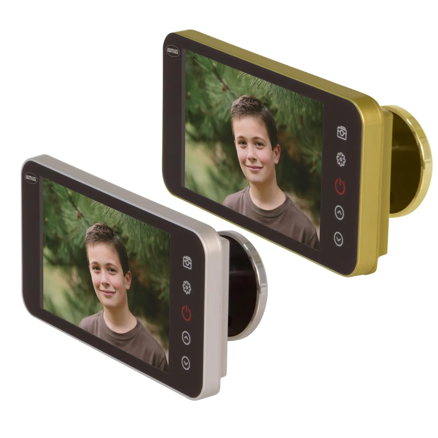 Amig spioncino digitale porta LCD 4" oro 160°