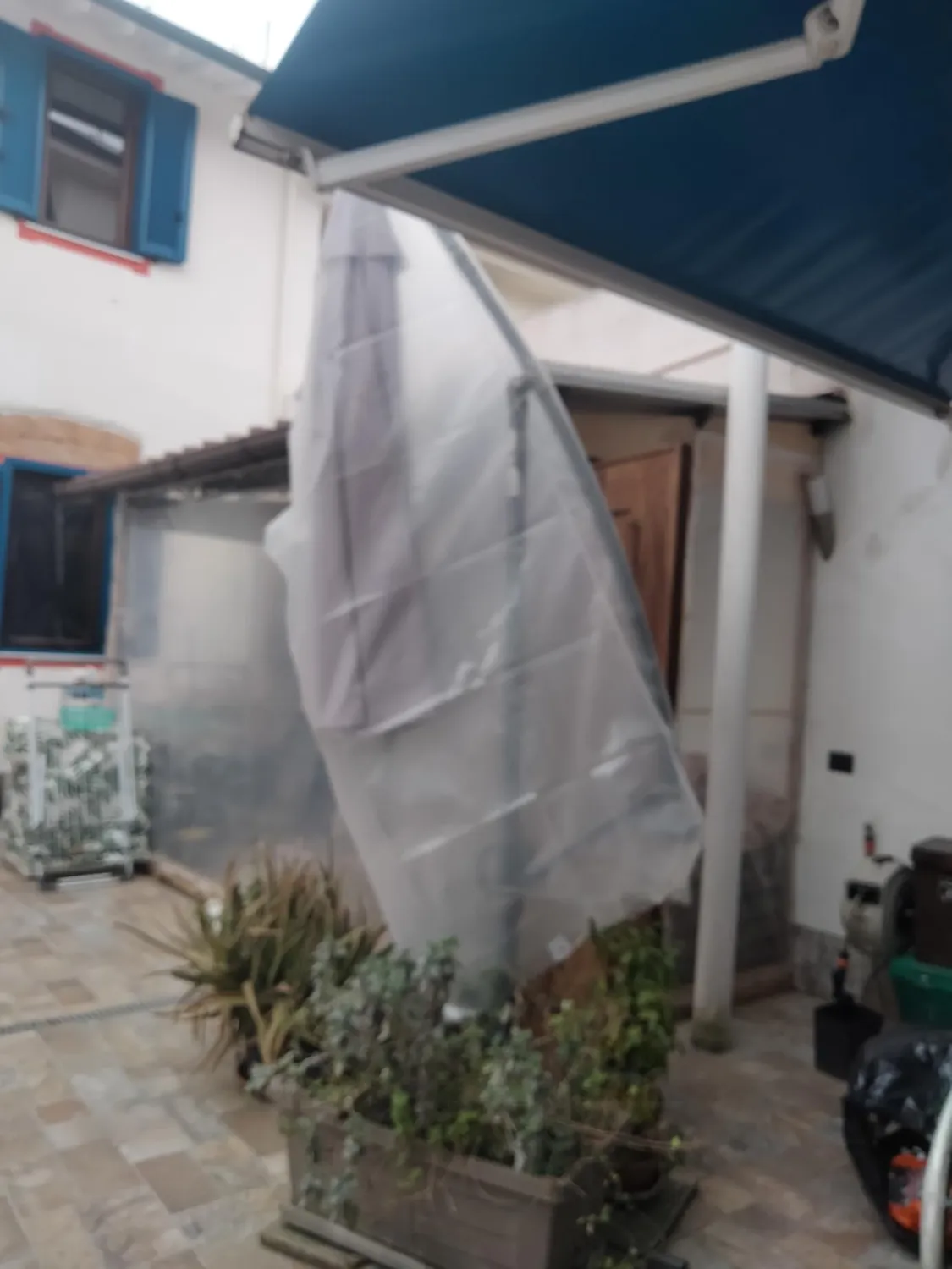Ribimex PRH090225X100 telo ombrellone trasparente 100x225 cm