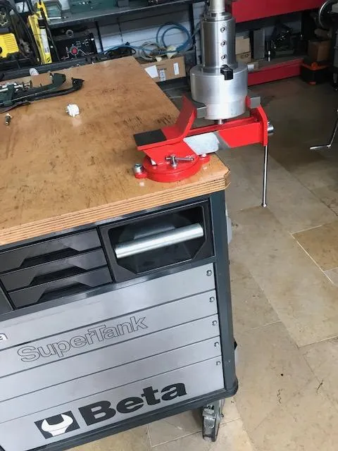Ribimex PRETAU125/A morsa da banco 125 mm acciaio