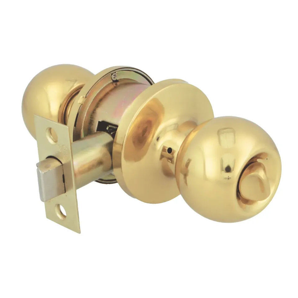 Amig set maniglie a sfera ottone dorato privacy