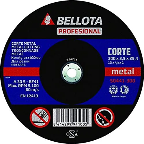 Bellota Professionale disco taglio metallo stazionario 25,4 mm