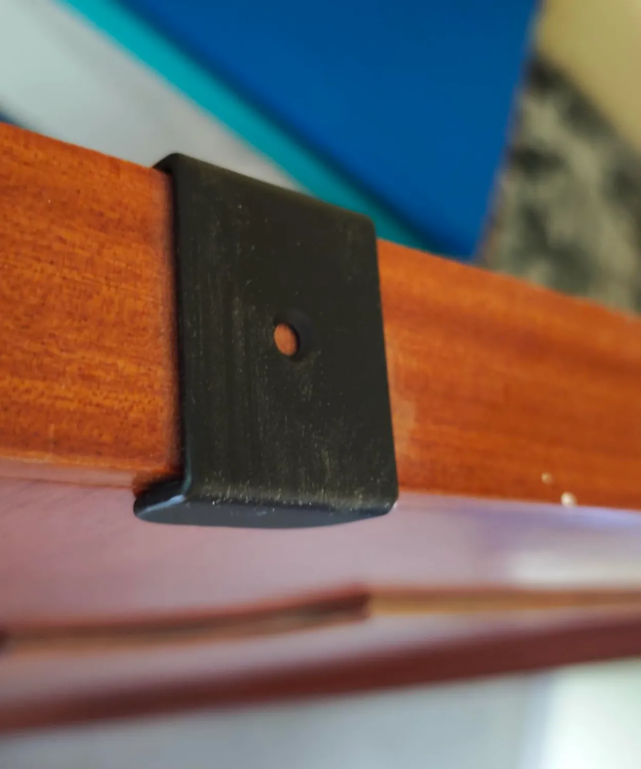 Amig CP42 Appendino Porta Nero Opaco Acciaio 435 mm