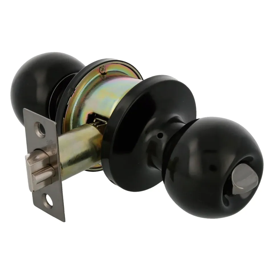 Amig pomello doppia sfera porta ingresso nero antischeda