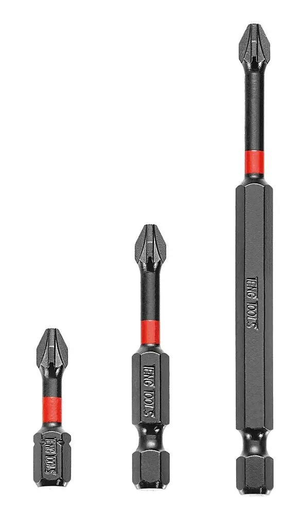 TengTools Bit a Impatto PZ2 30mm 1/4" Pozidriv