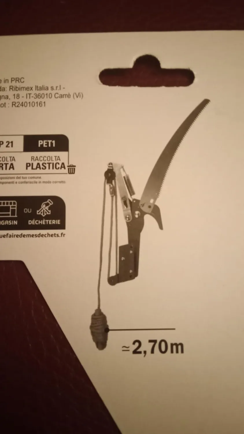 Ribimex PRES10 Testa Svettatoio con Sega 350 mm