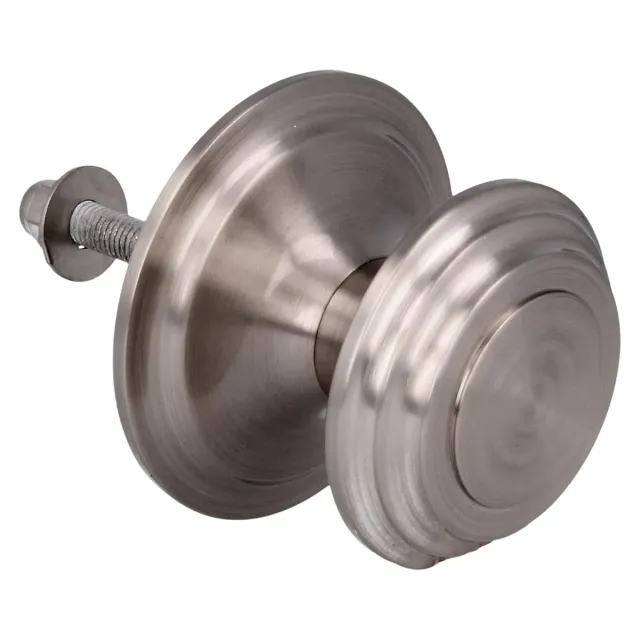 Amig pomello porta ottone Ø76 mm cromo opaco massiccio