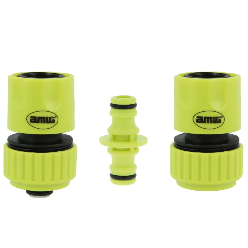 Amig Kit Raccordi Tubo 3/4" 3 Pezzi ABS Verde