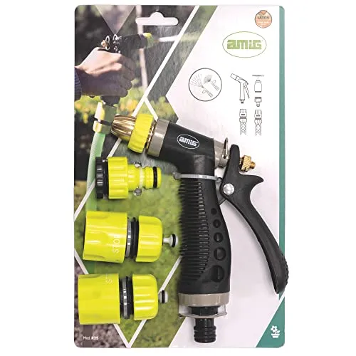 Amig kit irrigazione 4pz ottone regolabile 150 mm antigoccia
