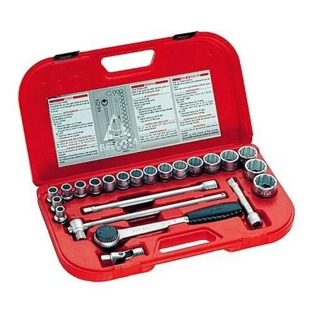 Bellota set bussole 1/2 27 pezzi esagonali officina
