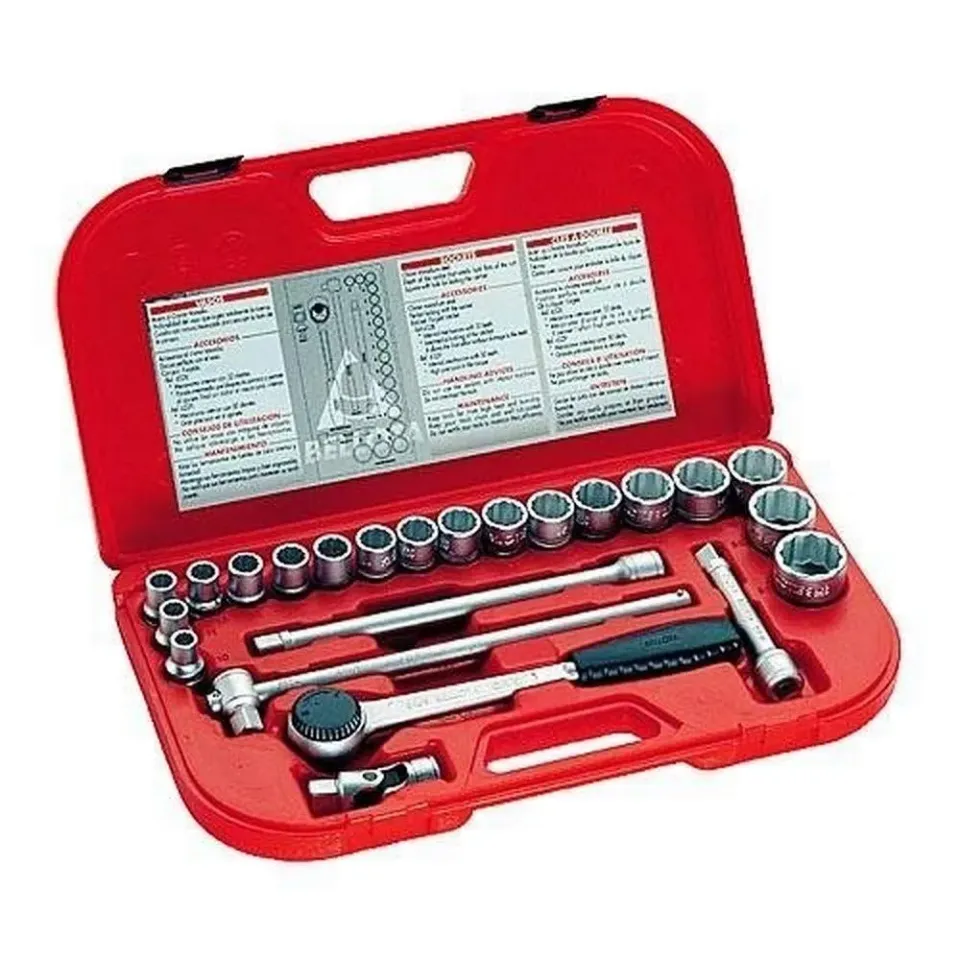 Bellota set bussole 1/2 27 pezzi esagonali officina