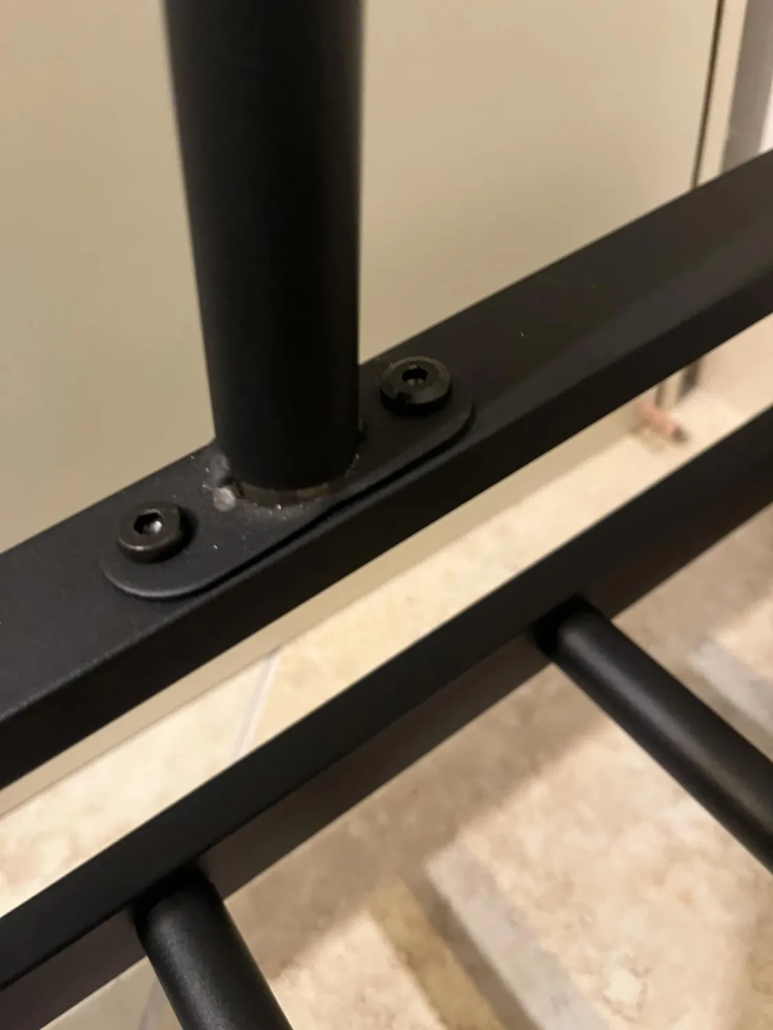 Amig Iken Stender Appendiabiti Metallo Nero 110x45x155 cm