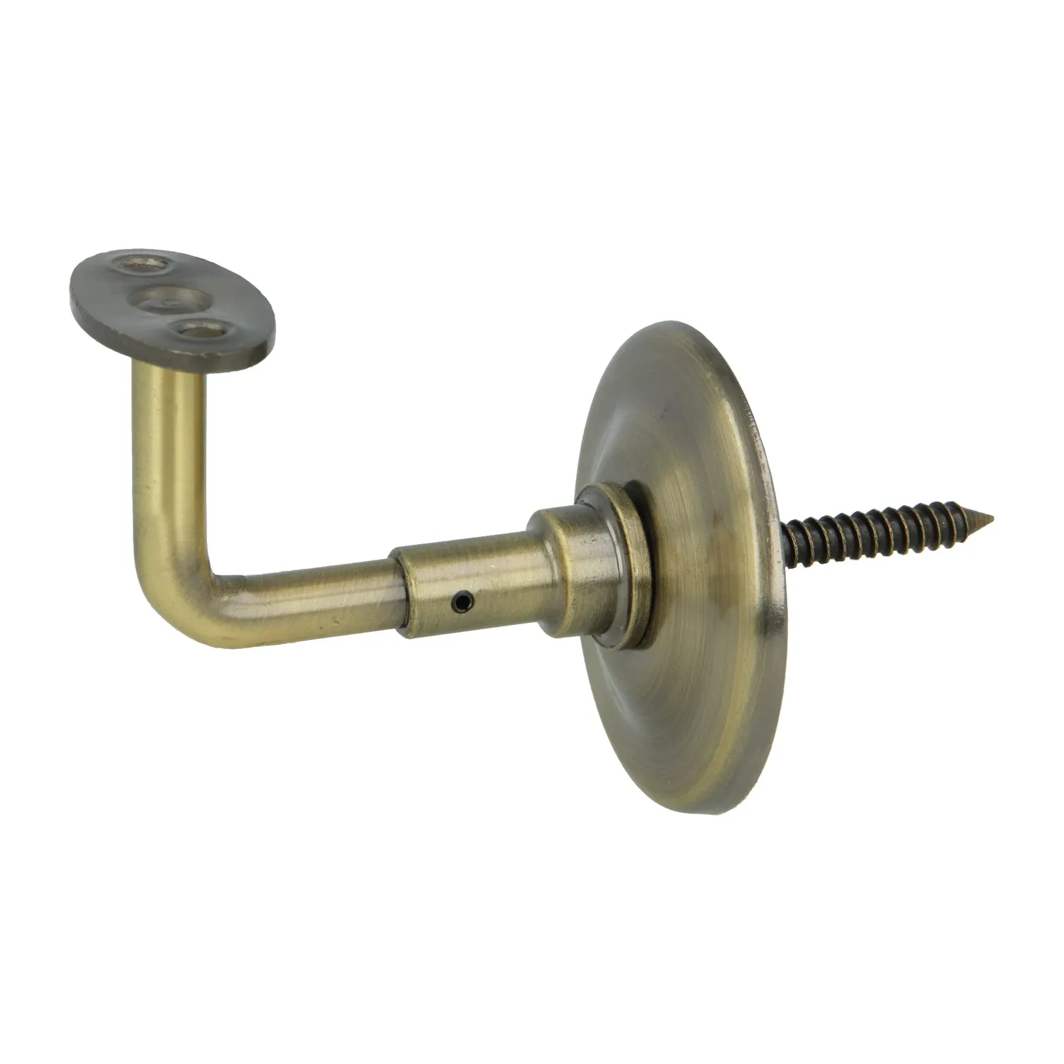 Amig supporto corrimano acciaio cuoio 70 mm antiruggine