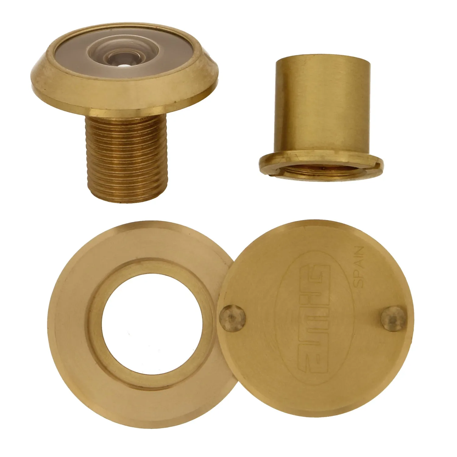 Amig spioncino ottone oro 14 mm porta 15-25 mm