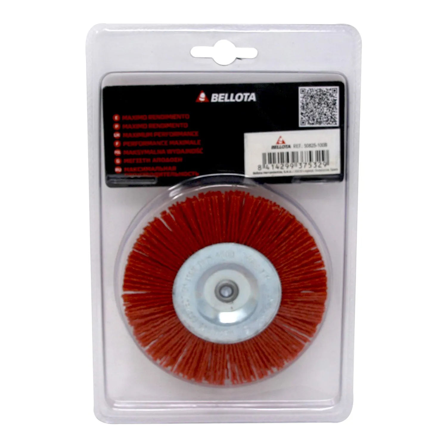 Bellota 50825-75B Spazzola Circolare Nylon Abrasiva 75 mm Gambo 6