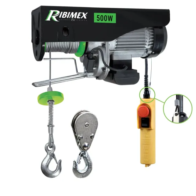 Ribimex PE125/250C/1 paranco elettrico 125/250 kg cavo 18 m