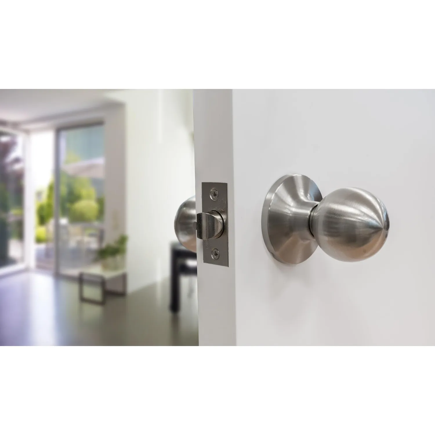 Amig 60/70 mm pomello sfera porta interna argento opaco