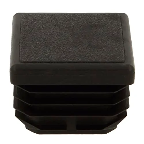 Amig 661 contera quadrata 30x30 mm polietilene nero