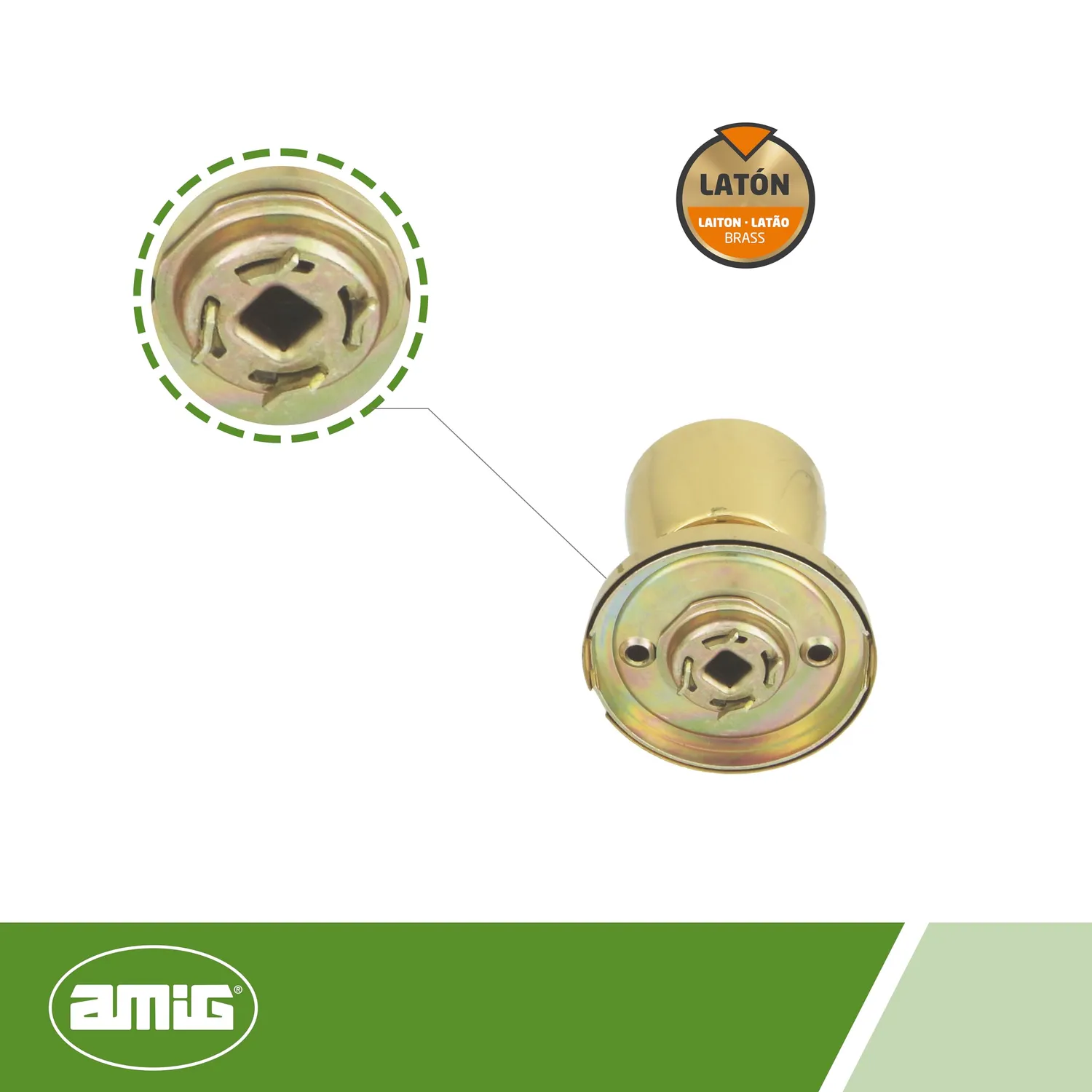 Amig 600 pomolo porta legno 60/70 mm multicolore