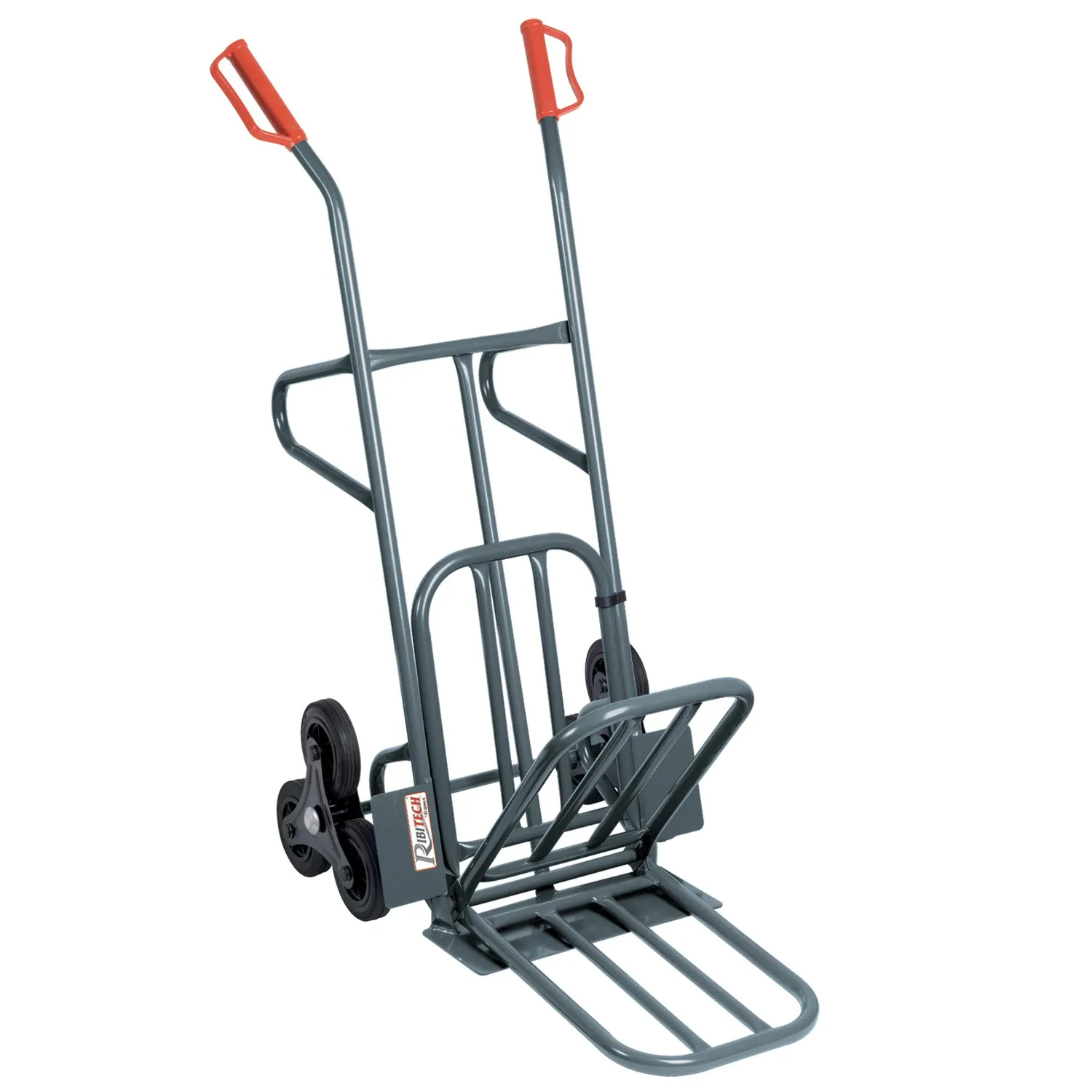 Ribimex Carrello 6 ruote 250 kg pedana pieghevole