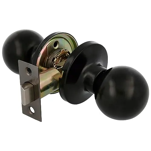 Amig Pomolo a Sfera Ottone Nero Passante