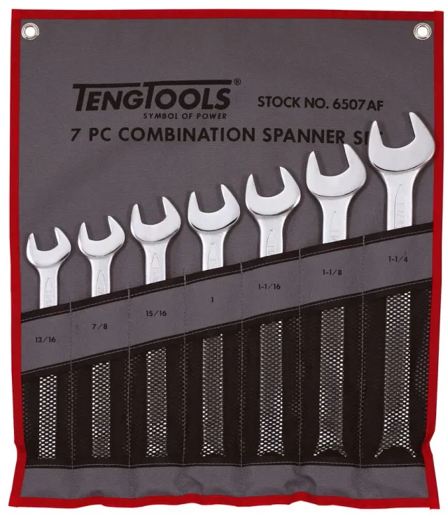 TengTools set chiavi combinate pollici 7 pezzi