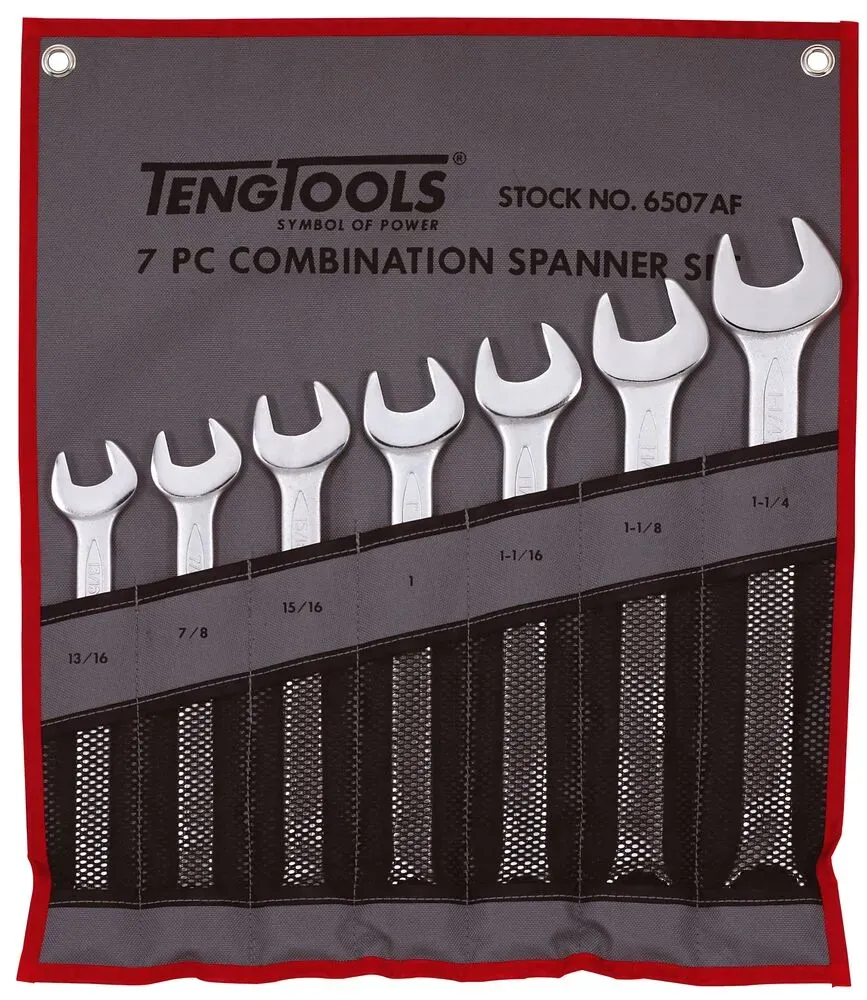 TengTools set chiavi combinate pollici 7 pezzi