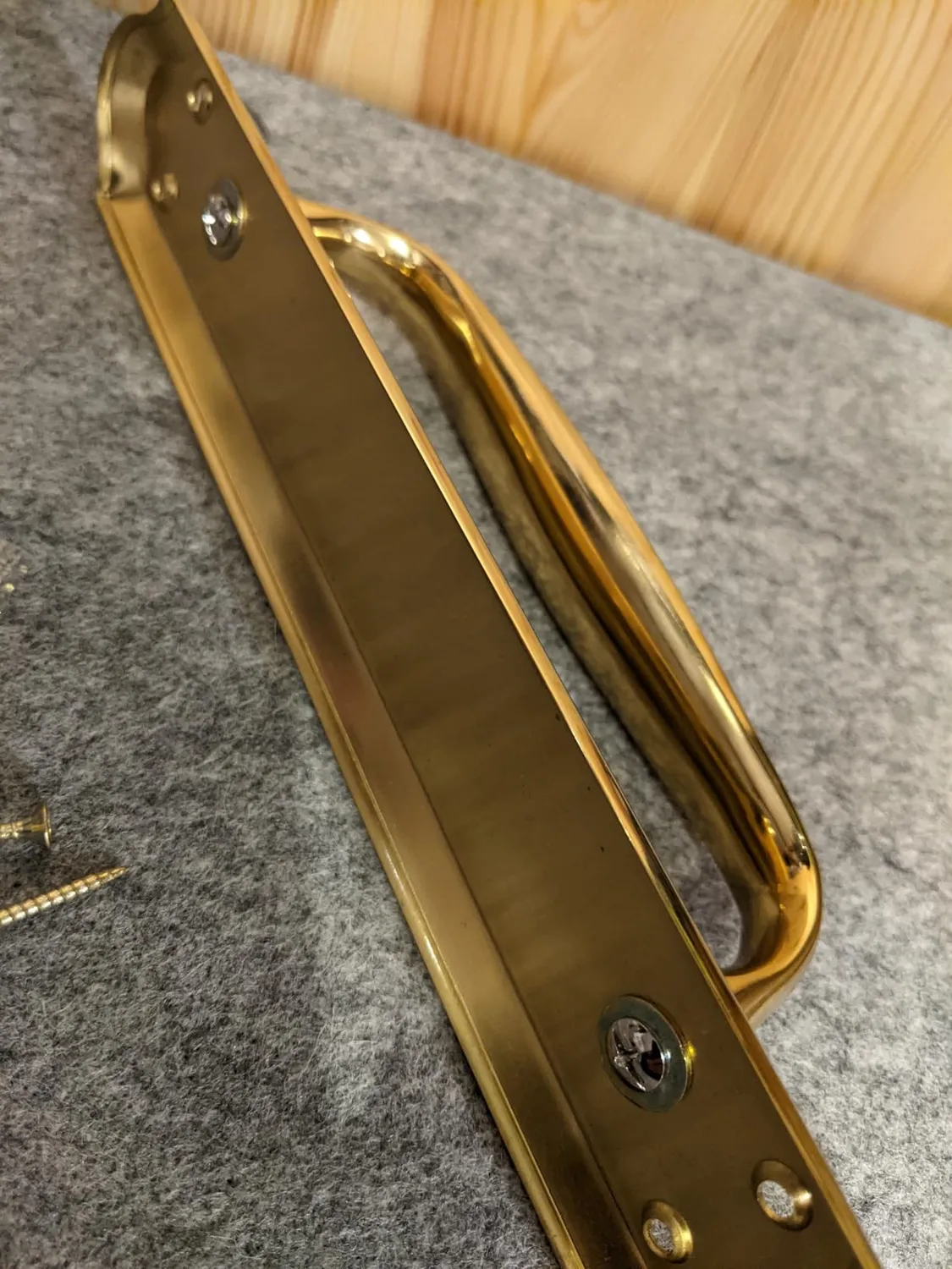 Amig Mod.13 maniglione ottone oro lucido 245x45 mm