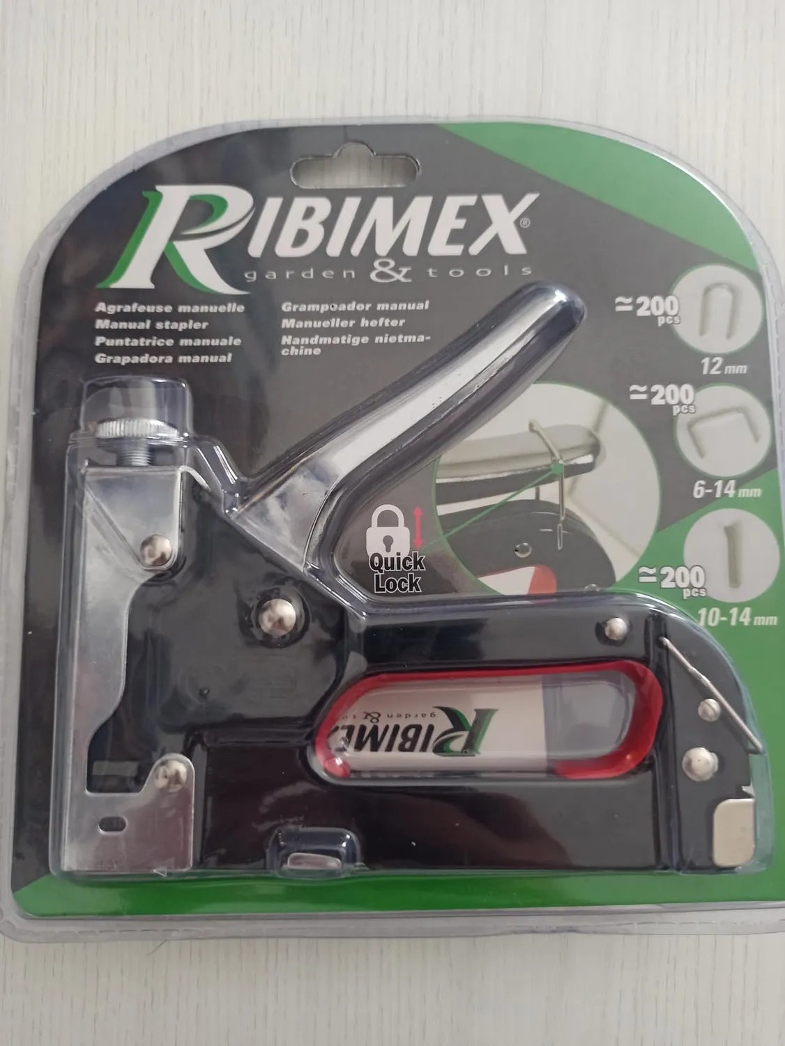 Ribimex Pragram graffatrice manuale set 600 pezzi