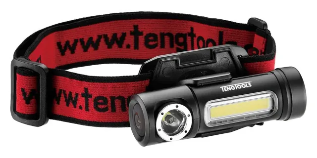 TengTools Lampada Frontale LED 400 lm Ricaricabile