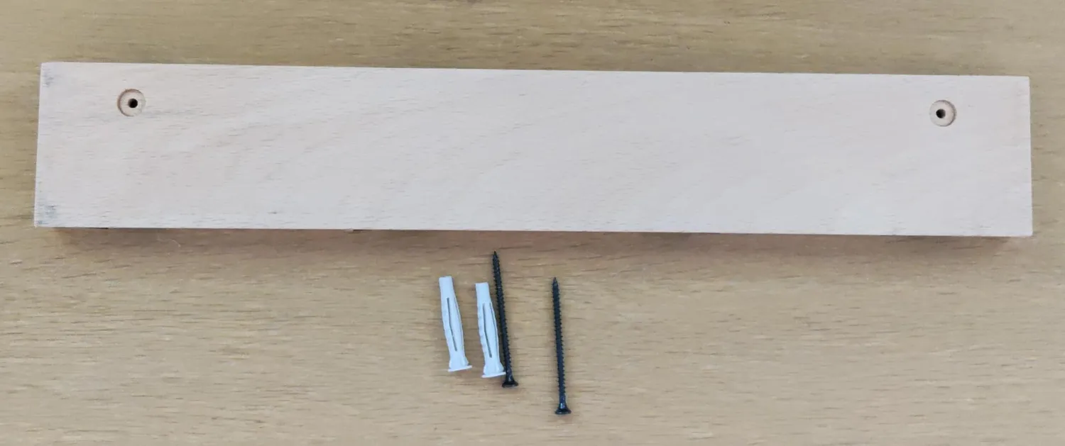 Amig CM39 Appendiabiti Muro Legno 420x70 mm