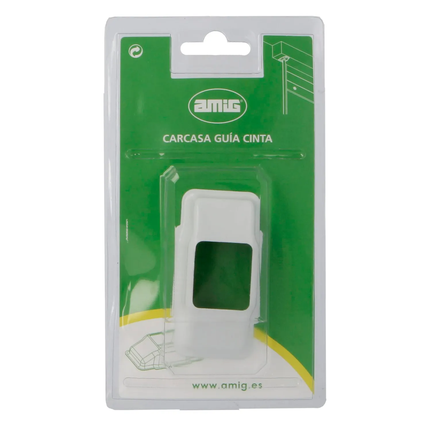 Amig passacintino alluminio 22 mm naturale