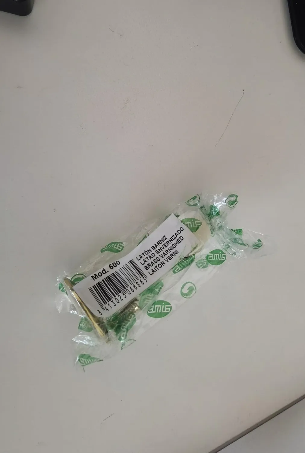 Amig Fermaporta Acciaio Oro Lucido 73 mm