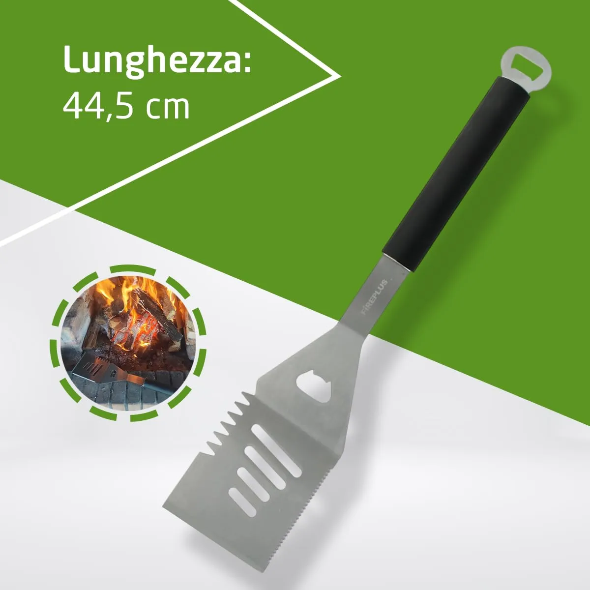 Amig Fireplus 4 in 1 spatola barbecue 44,5 cm inox