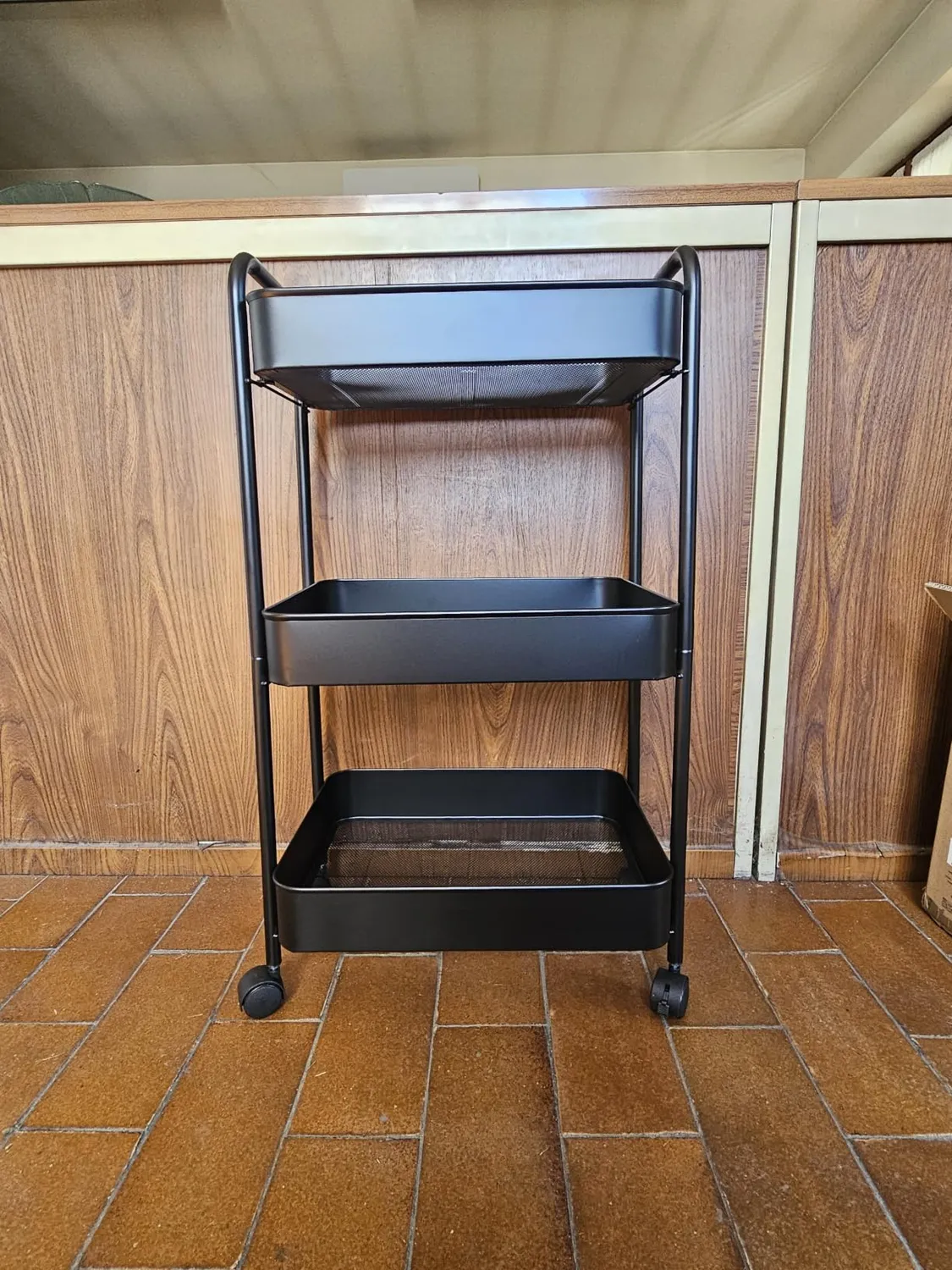 Amig Klipsa carrello cucina bianco 3 ripiani