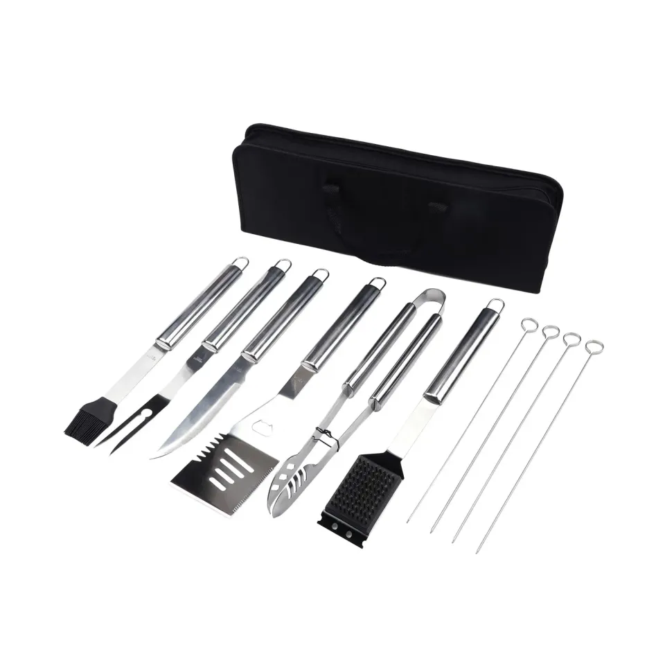 Amig AM03 kit barbecue 10 pezzi acciaio inox