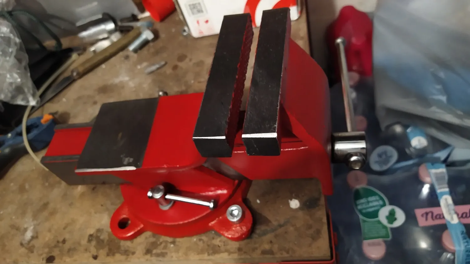 Ribimex PRETAU125/A morsa da banco 125 mm acciaio