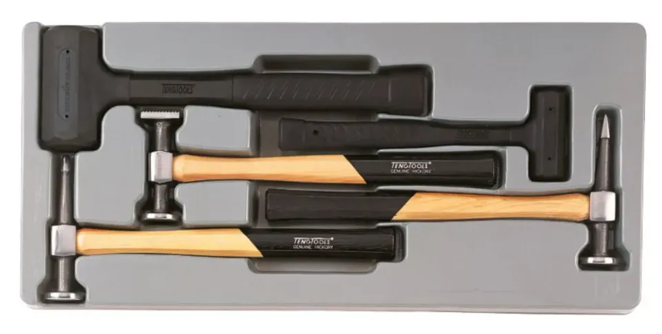 TengTools TT set martelli carrozzeria 5 pezzi acciaio