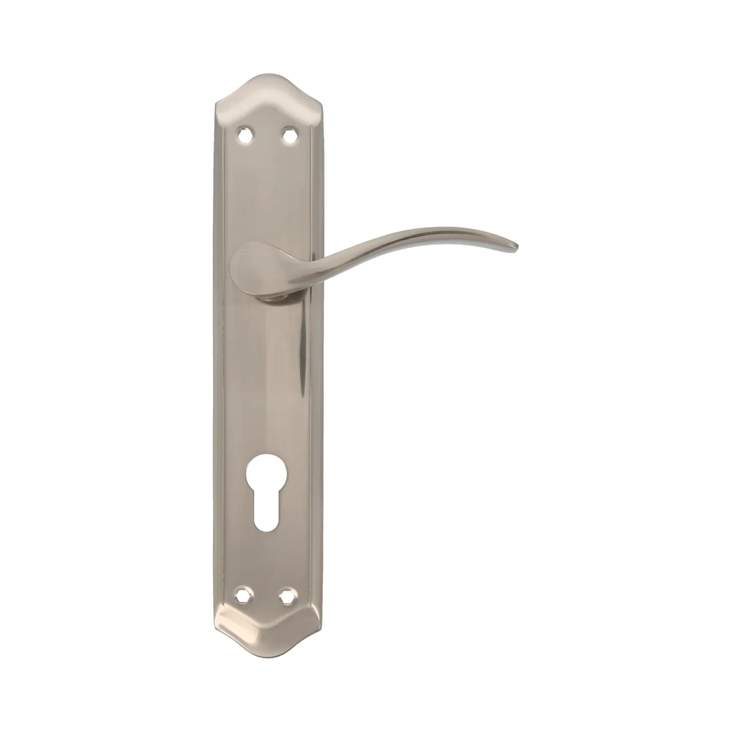 Amig Maniglia Placca Ottone Argento 85 mm 256x48 mm