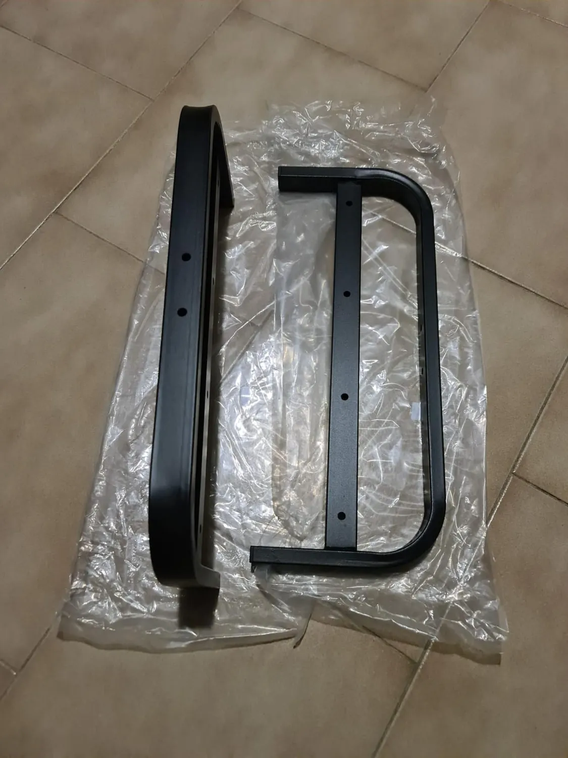 Amig Iken Stender Appendiabiti Metallo Nero 110x45x155 cm